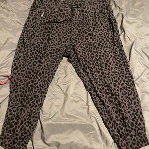 Torrid Ponte Dress Leopard Joggers